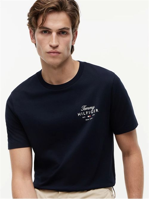 T-shirt in jersey con logo TOMMY HILFIGER | MW0MW43224/DW5